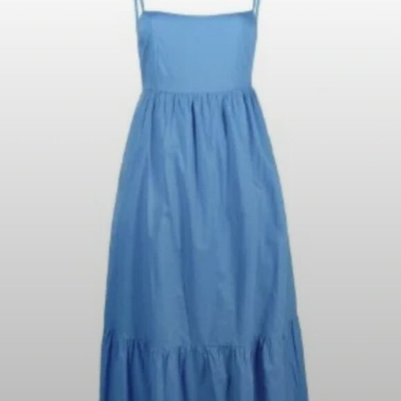 Faithfull the Brand Blue Maxi Dress - Picture 3 of 10